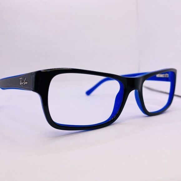 Ray-Ban Authentic Eyeglasses RB 5268 5179 52 [] 17 135 MM Black Blue - Picture 2 of 8